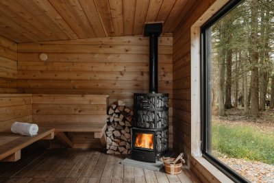 De sauna verhuist van de badkamer naar de slaapkamer